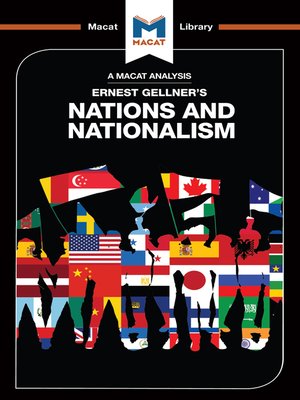cover image of An Analysis of Ernest Gellner's Nations and Nationalism